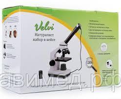 Микроскоп Velvi «Натуралист» 40–1280x, в кейсе