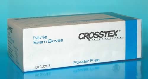 Перчатки нитриловые без талька NITRILE, 100шт, XS (6)
