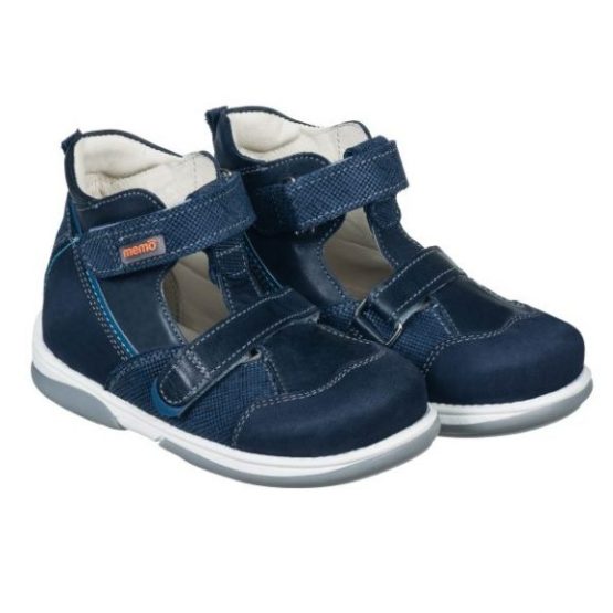 Детская профилактическая обувь MEMO Torino DRMD 3DA темно-синий