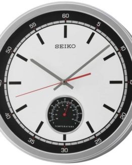 Настенные часы с термометром Seiko QXA696SN