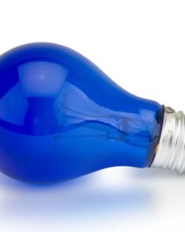 Лампа накаливания синяя, А55 С 230-60 к рефлектору Ясное солнышко