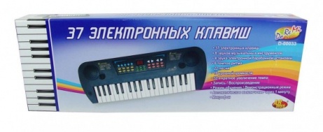 Детский синтезатор Abtoys D-00033 (37 клавиш)