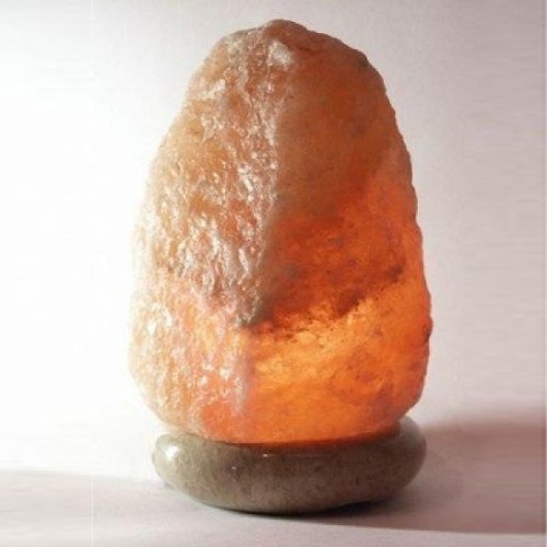 Солевая лампа на мраморной подставке Salt Vision Скала 10-14 кг
