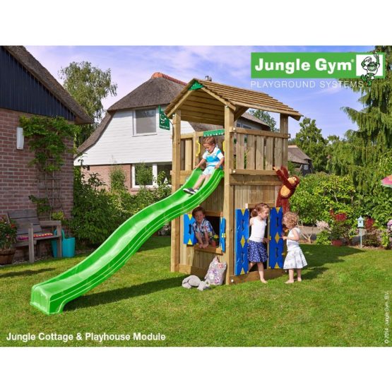 Детский городок Jungle Gym Cottage + Playhouse module