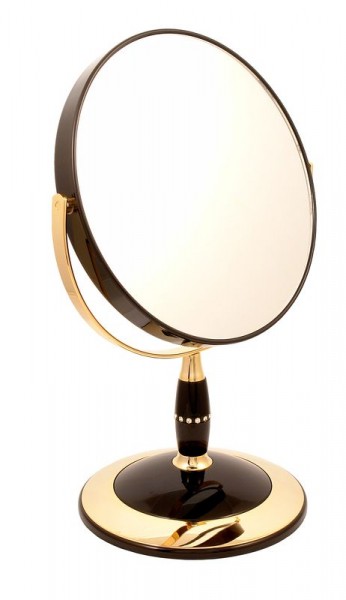 Косметическое зеркало Weisen 53812 Black-Gold