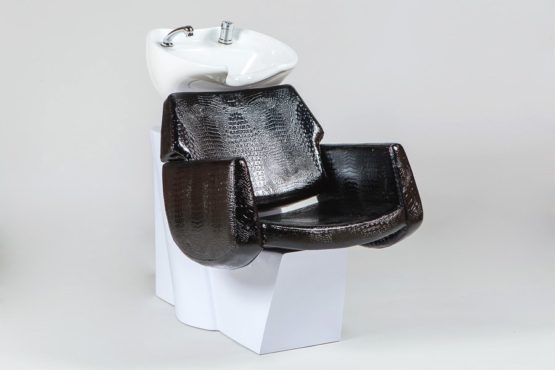 Парикмахерское кресло-мойка Евромедсервис SD-6638 черный