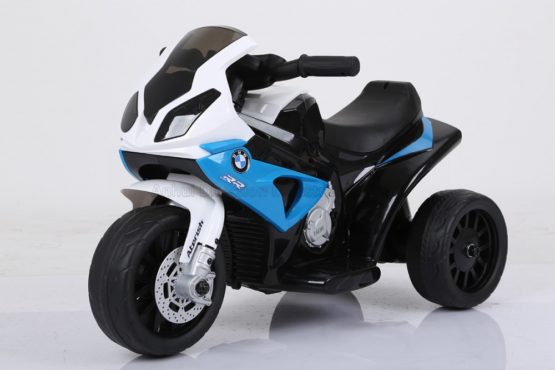 Детский электромотоцикл Jiajia BMW S1000RR 6V голубой