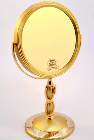 Настольное косметическое зеркало Weisen 53274 Gold